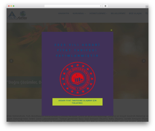 Jamrul WordPress theme - artekcevre.com.tr