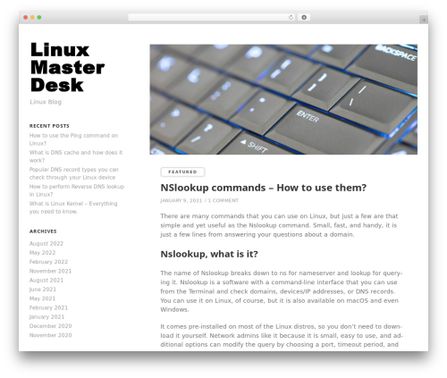 Openness WordPress theme - linuxmd.net