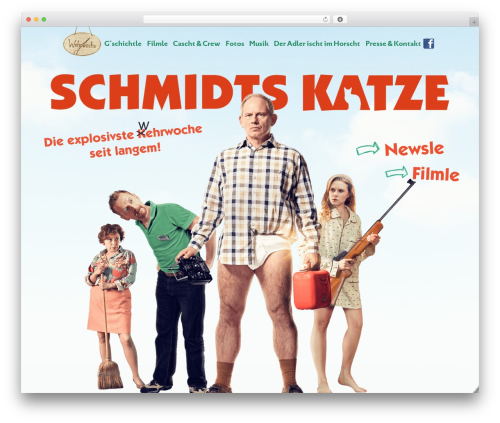 Schmidts Katze theme WordPress - schmidtskatze-film.de