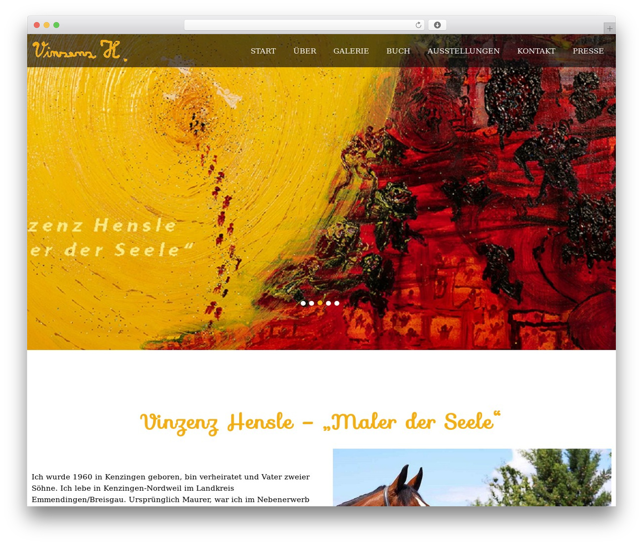 Theme WordPress Creative Pro - vinzenzhensle.de