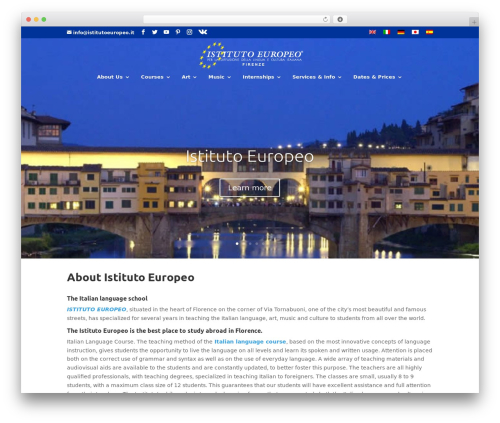 Theme WordPress Divi - istitutoeuropeo.org