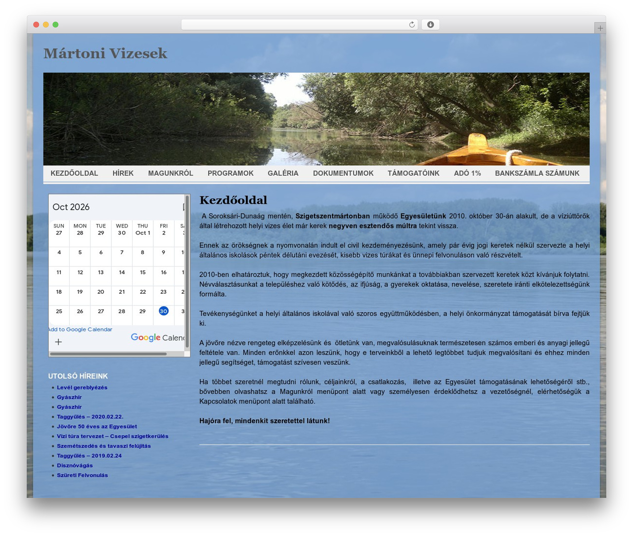 WordPress theme Basically - martonivizesek.hu
