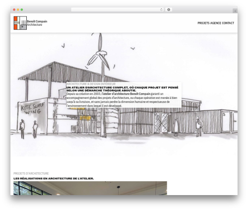 Architecte WordPress theme - archiben.fr
