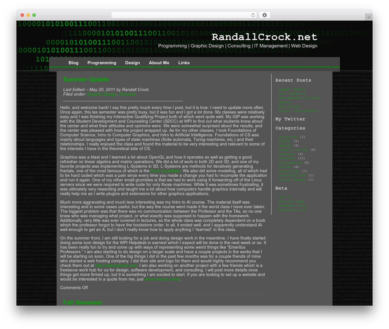 Binary best WordPress theme - randallcrock.net Binary best WordPress theme - randallcrock.net