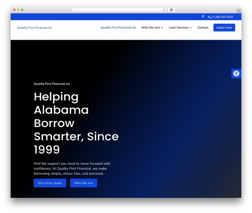 Divi WordPress theme - qualityfirstfinancial.com
