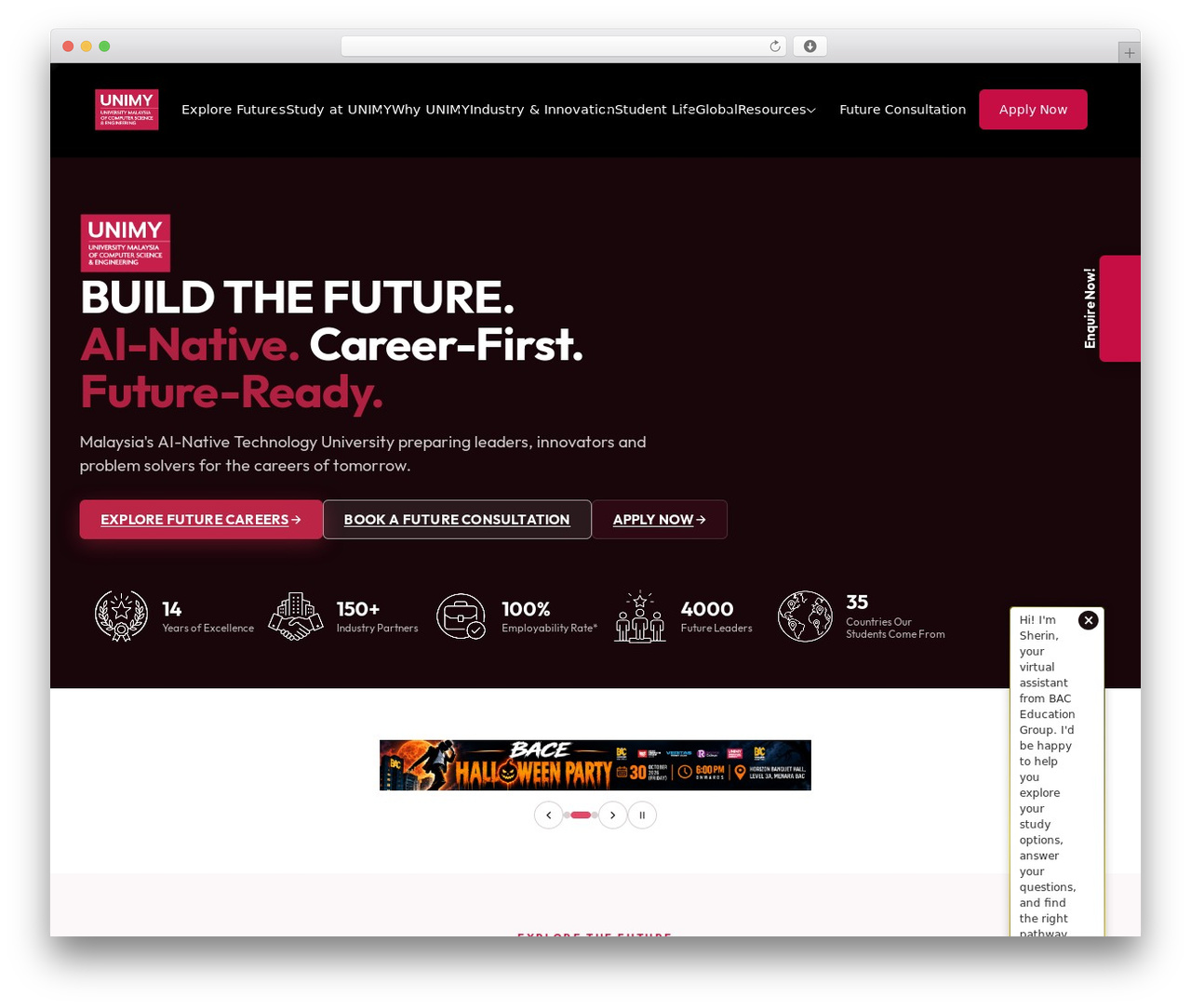 Essentials theme WordPress - www.unimy.edu.my