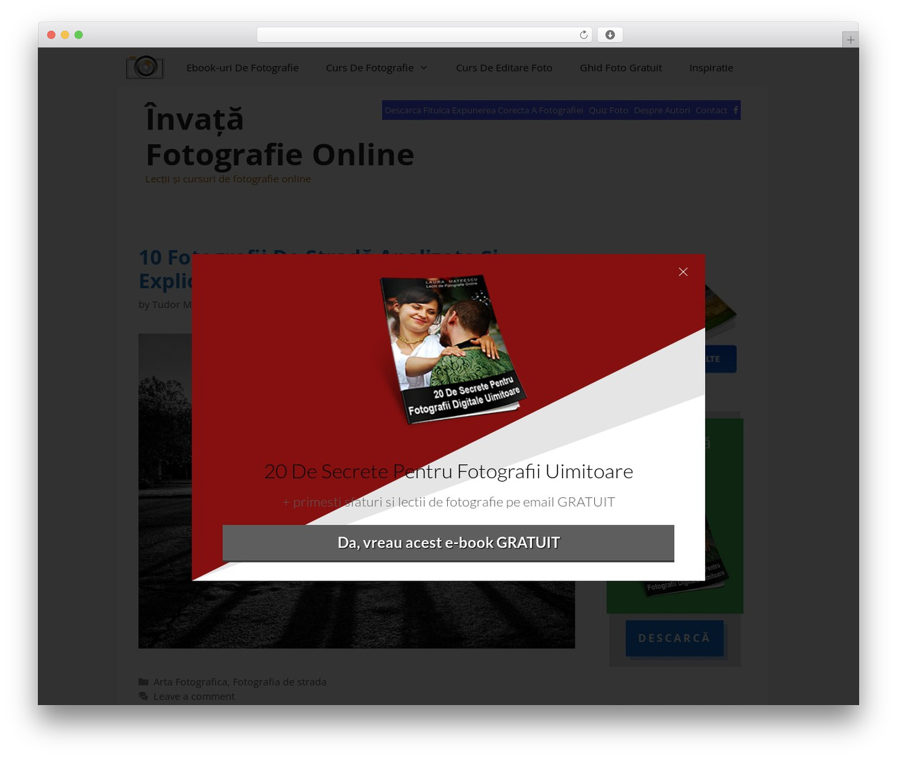 GeneratePress theme WordPress - lectiifotografie.ro