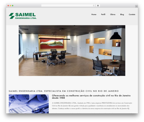Mo WordPress theme - saimel.com.br