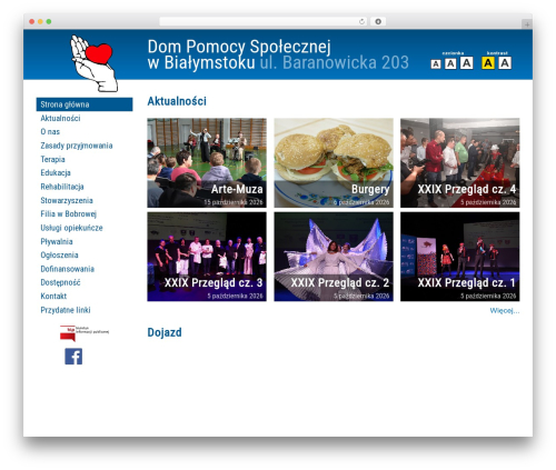 Theme WordPress DPS - dpsb.bialystok.pl