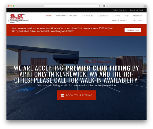 WordPress theme Beacon Theme - golfuniversetc.com