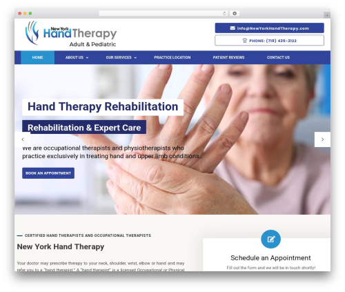 WordPress theme FixIt - newyorkhandtherapy.com