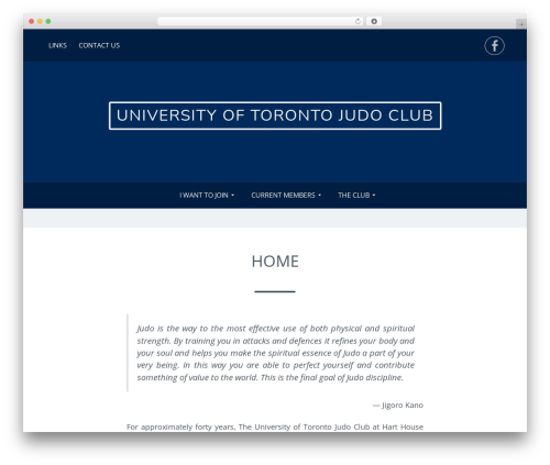 WordPress website template Eemeli - judo.sa.utoronto.ca