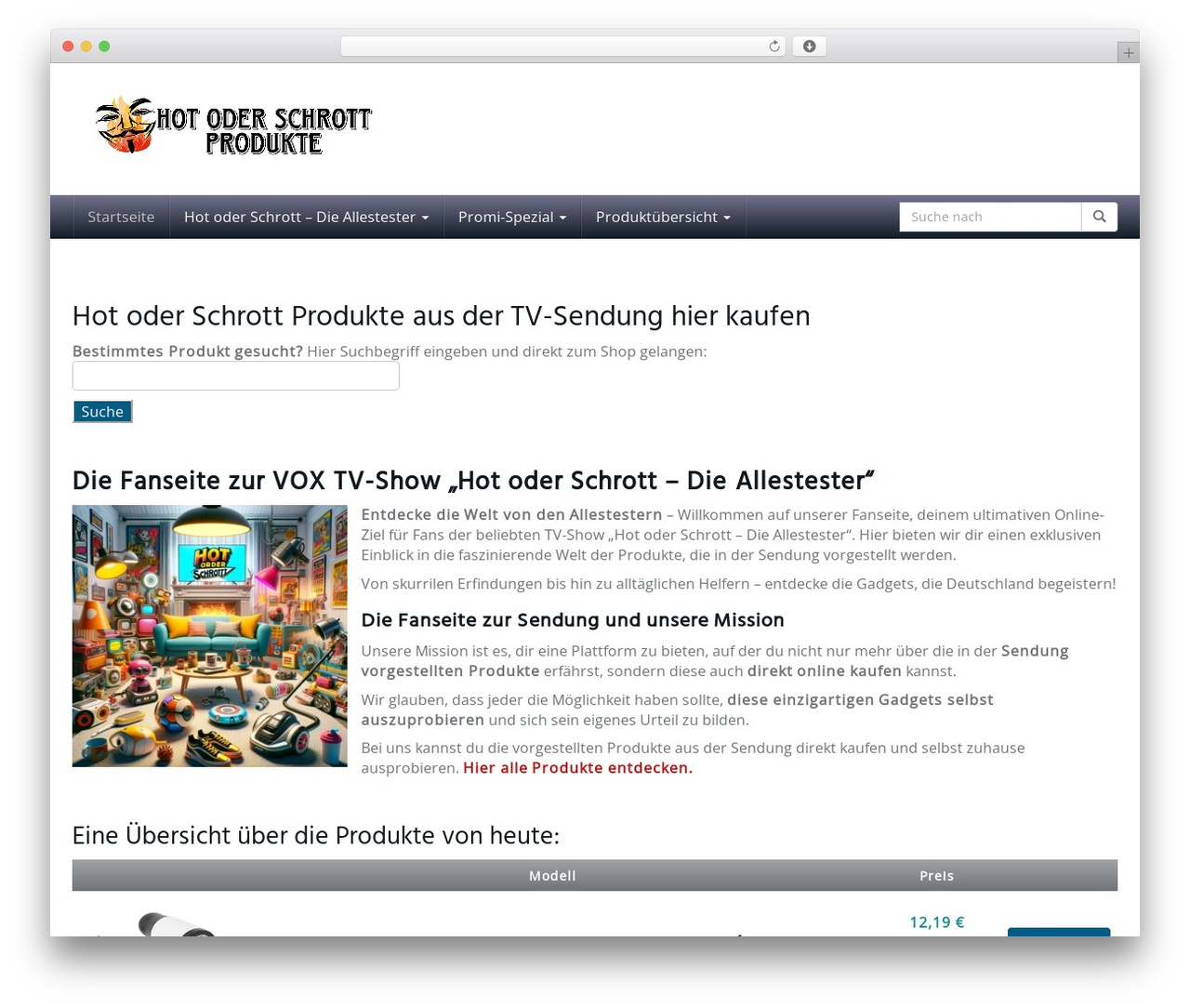 Affiliate Theme theme WordPress - hot-oder-schrott-produkte.de Affiliate Theme theme WordPress - hot-oder-schrott-produkte.de