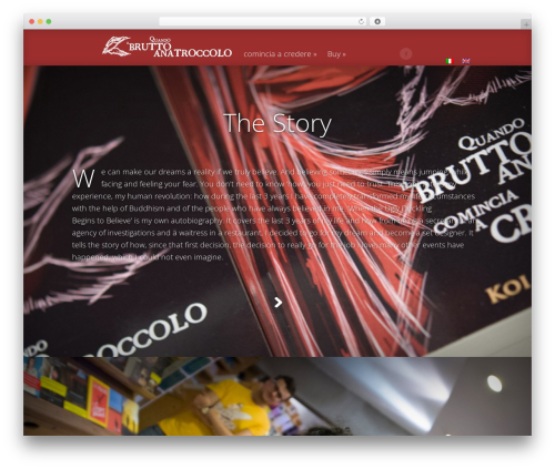 Fable theme WordPress - quandoilbruttoanatroccolo.com