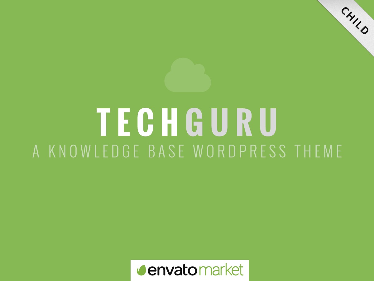 TechGuru - Responsive WordPress Knowledge Base FAQ Theme - Child top WordPress theme by ZERGE
