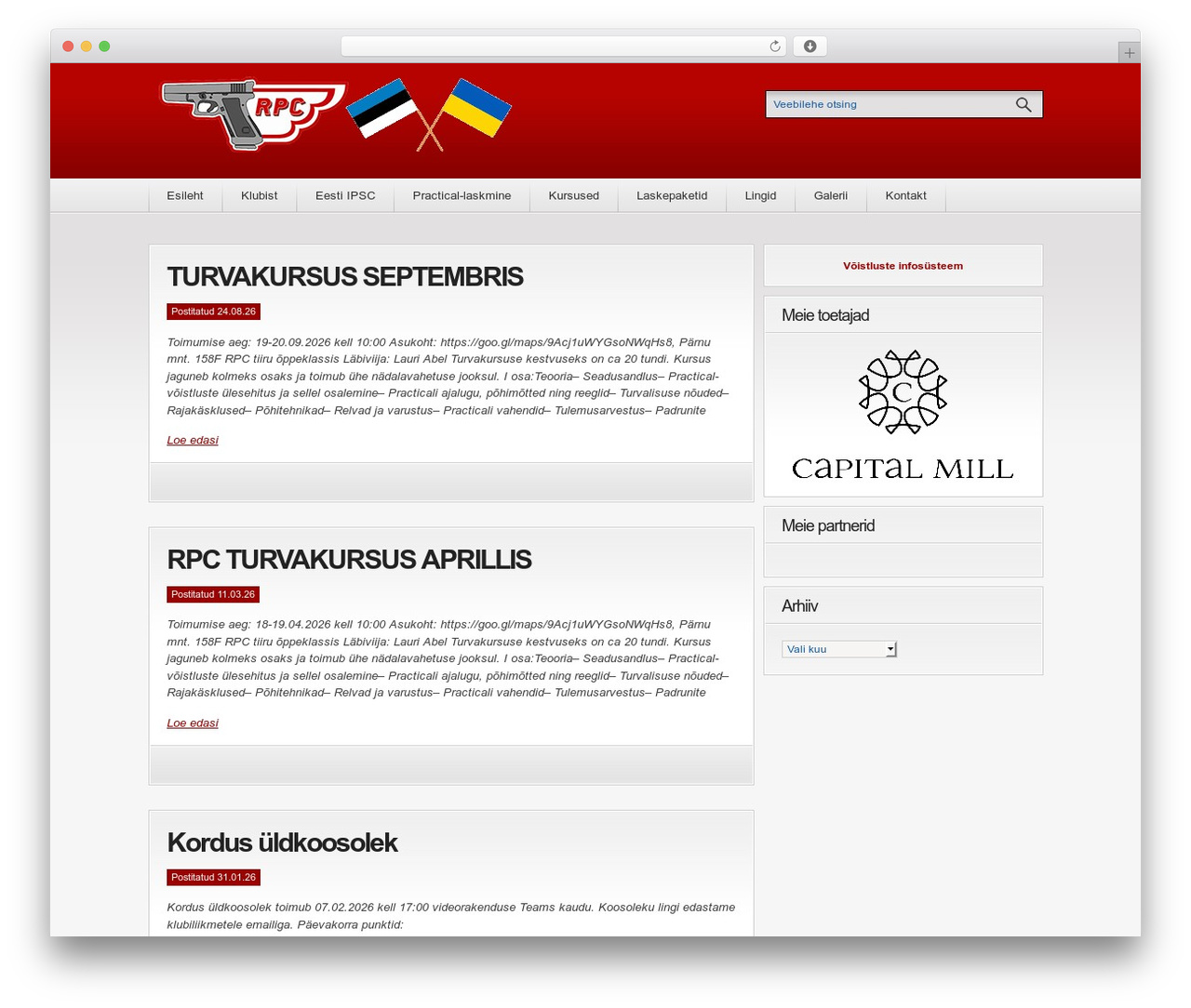 Theme WordPress Convergence - pistol.ee