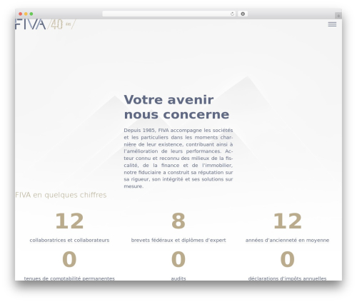 Theme WordPress GeneratePress - fiva.ch