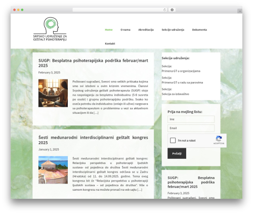 Theme WordPress Genesis - sugp.rs