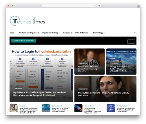 Theme WordPress Gillion - techiestimes.com