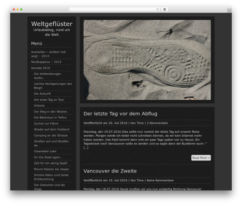 WordPress theme DarkElements - blinse.de