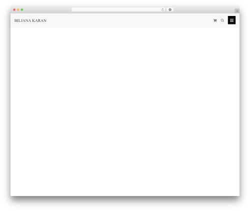 WordPress theme Grosso - biljanakaran.com