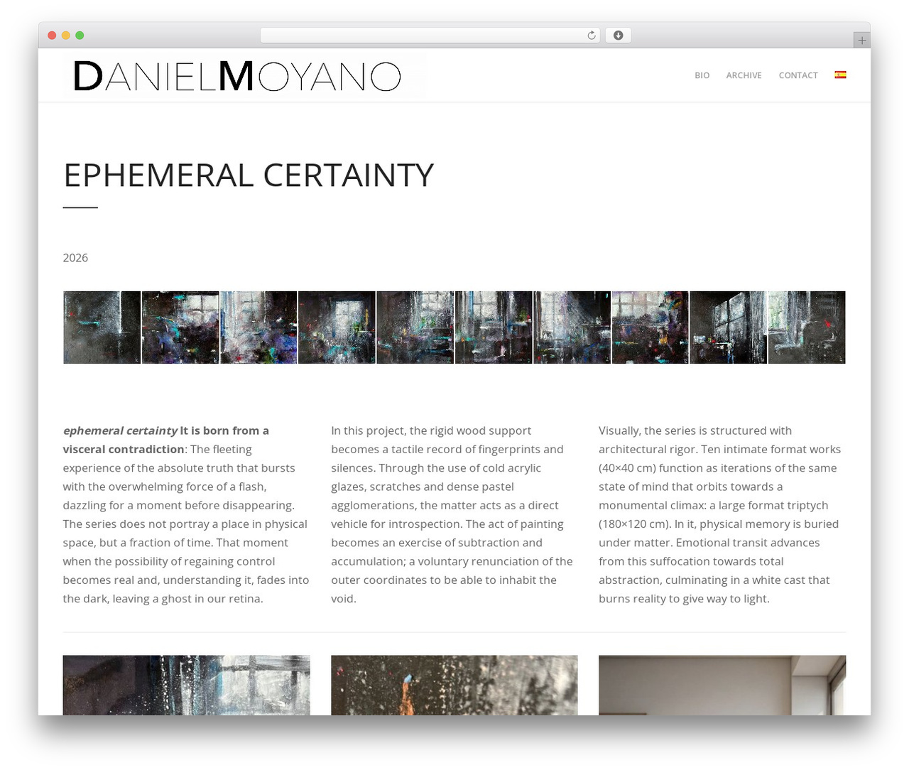 WordPress website theme TopPic - danielmoyanoart.com