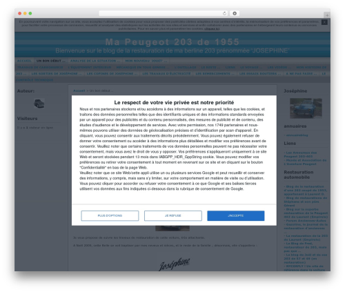 Andreas WordPress theme - mapeugeot203.unblog.fr