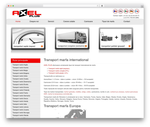 Bootstrap Ultimate WordPress theme - axelplus.ro