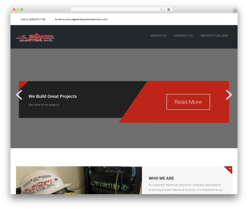 Constra top WordPress theme - jspowerelectricinc.com