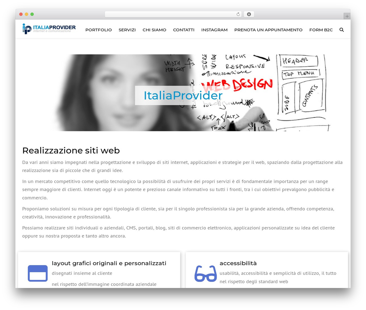 Industrial WordPress theme - italiaprovider.it