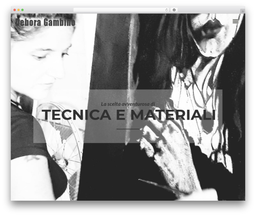 Lorem WordPress theme - deboragambino.com