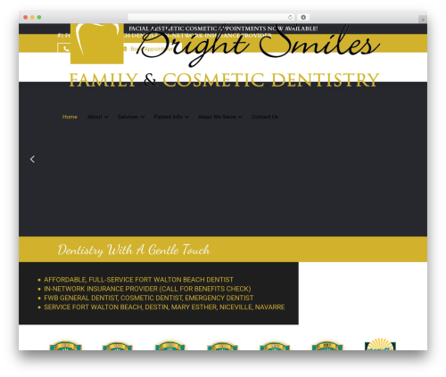 Accessibility fixer WordPress plugin - brightsmilesdentist.com