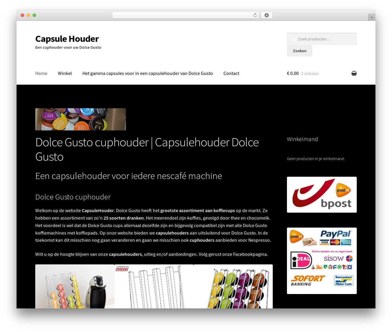 Storefront WordPress store theme - capsulehouder.com Storefront WordPress store theme - capsulehouder.com