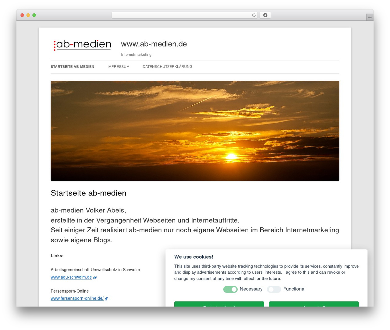 WordPress theme Tiny Forge - ab-medien.de