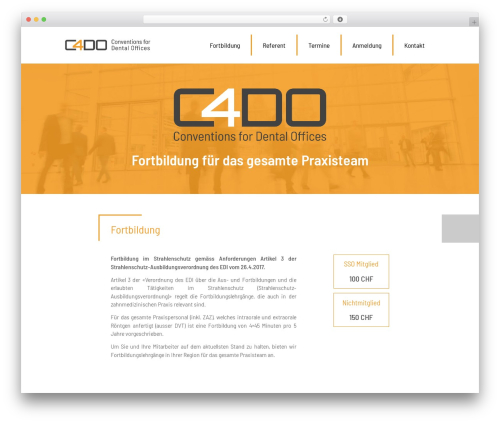 WordPress theme C4DO - c4do.ch