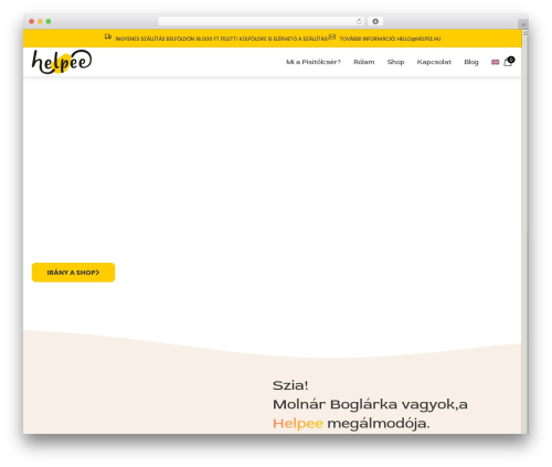 WordPress theme Hello Elementor - helpee.hu