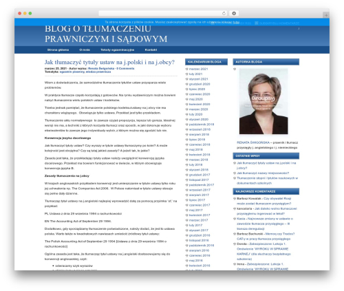 WordPress theme Revolution Code Blue - tlumaczeniaprawnicze.com.pl