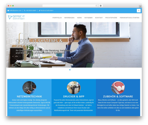 Best WordPress theme Spirited Pro - qotec.com