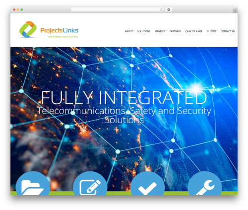 cherry WordPress theme - projectslinks.com