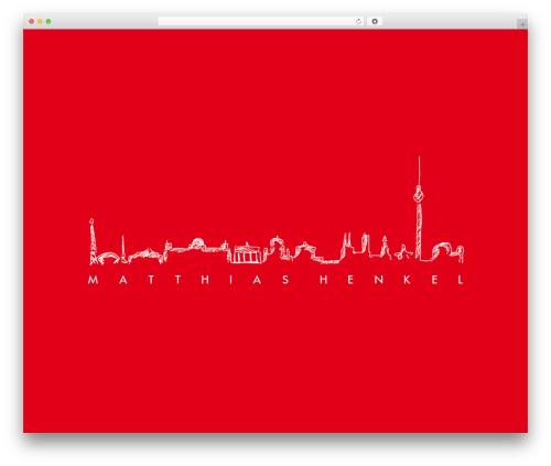 diehingucker top WordPress theme - matthiashenkel.org