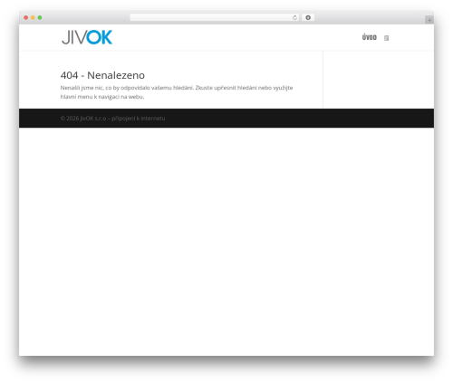 Divi theme WordPress - jivok.cz