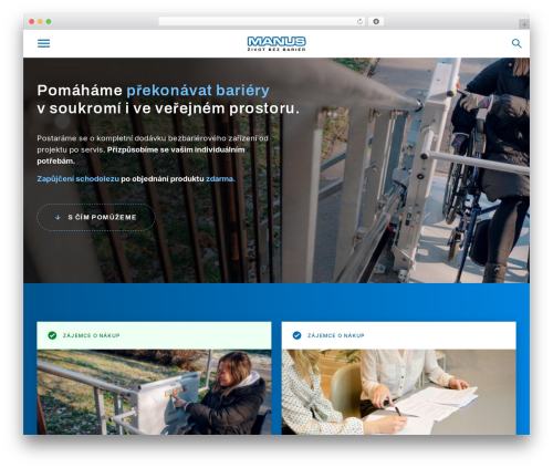 Manus WordPress theme - www.manus.cz