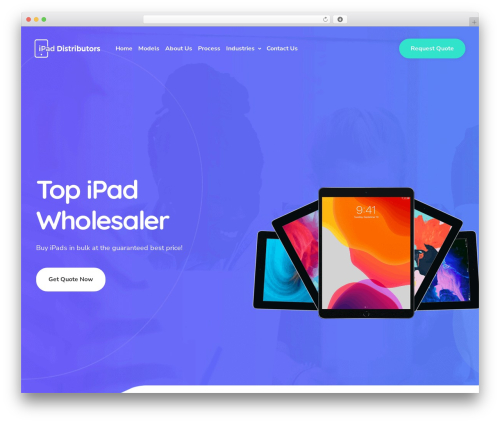 TechLand theme WordPress - ipaddistributors.com