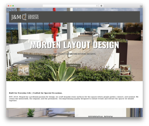 Theme WordPress Arczone - jmgranitedesigns.com