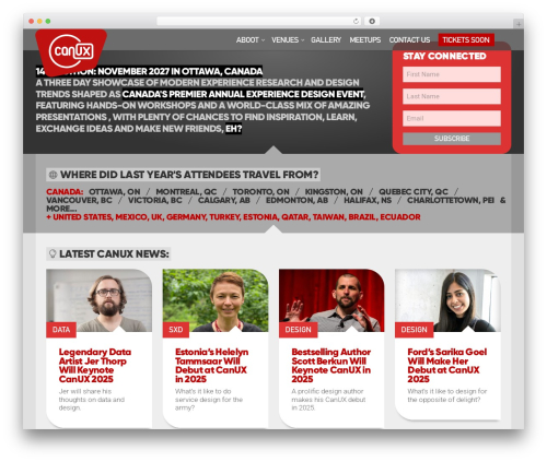 Theme WordPress CanUX - canux.io