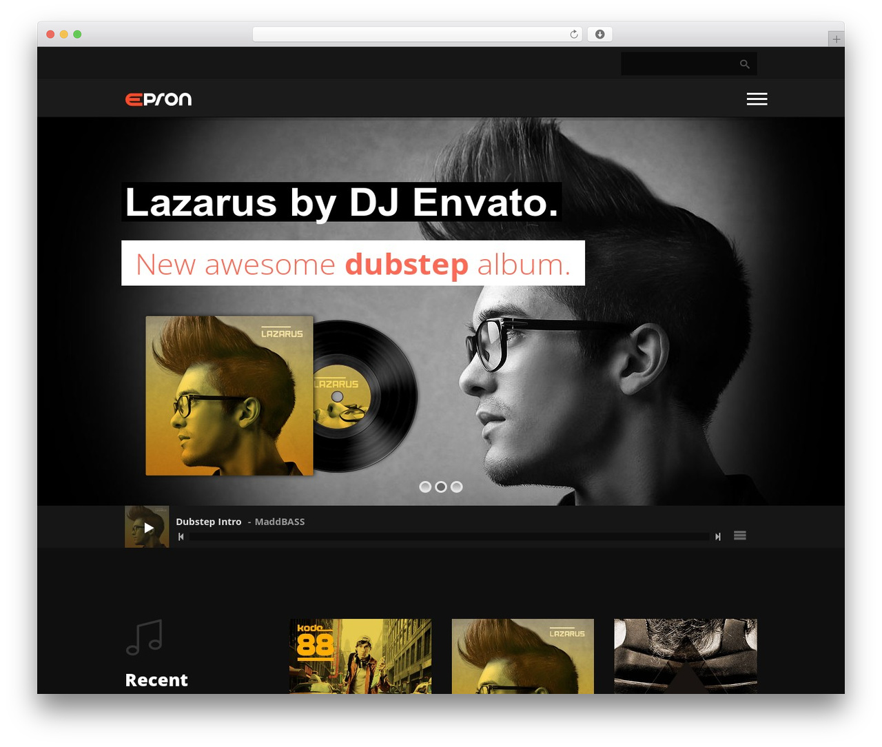 WordPress theme Epron - momochocoofficiel.com
