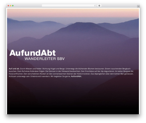 Greyd_tp_forms WordPress plugin - aufundabt.ch