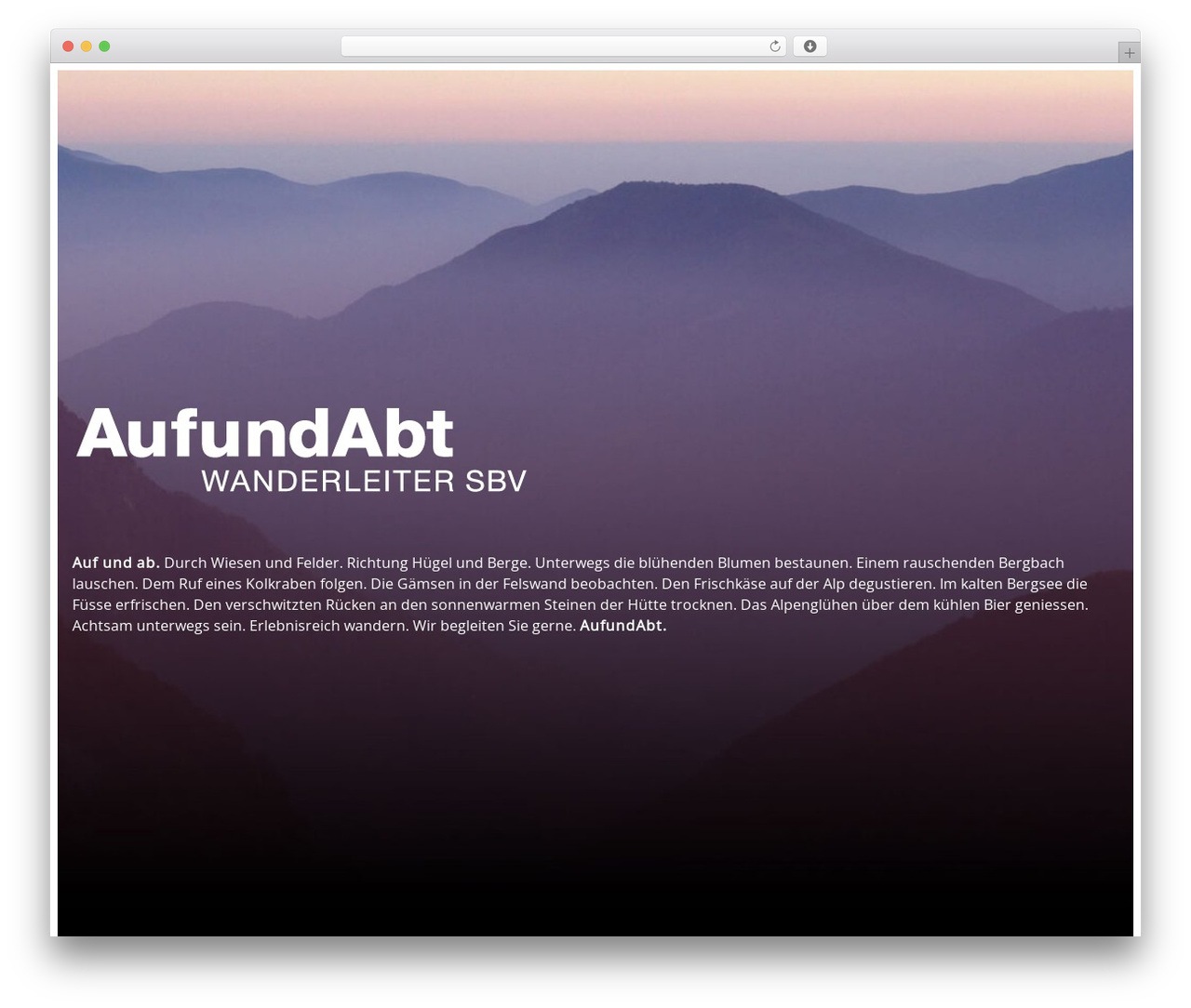 WordPress theme Greyd Theme - aufundabt.ch