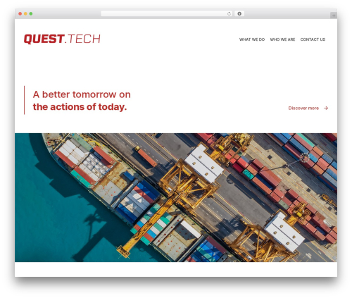 WordPress theme Quest Tech - quest.tech