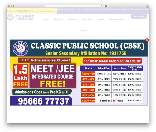 Upstudy core WordPress plugin - classicpublicschool.com